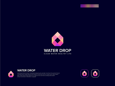 Water Drop Logo Design