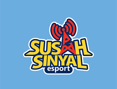 Susah Sinyal Esport Logo branding design esport esports graphic design logo