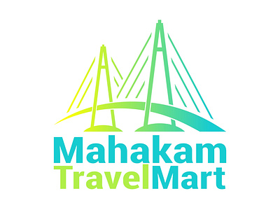 Mahakam Travel Mart (MTM) Logo branding design graphic design logo