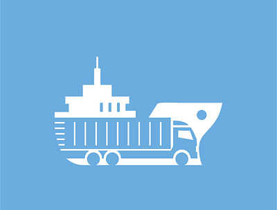 Logistic Logo branding design graphic design logistics logo