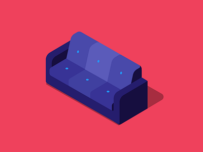 Couch Illustration by Joseph Jr on Dribbble