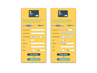 Daily UI   002 Credit Card Checkout