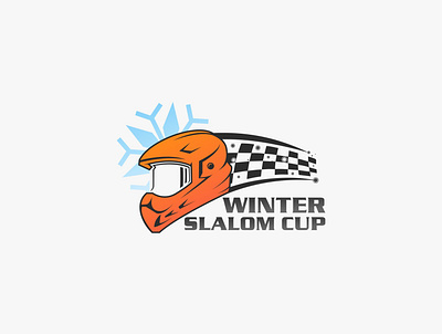 Winter Slalom Cup logo logo design slalom winter cup logo winter logo
