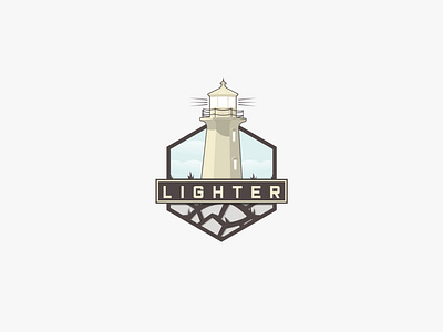 Lighter illustration logo logodesign mecusuar mecusuar logo sea logo