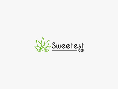 Sweetest CBD branding cbd cbd logo design logo logo design logodesign simple simple logo