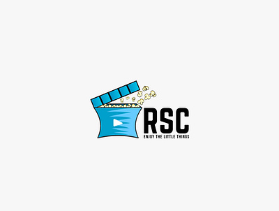 RSC design enjoy movie logo illustration illustrator logo logo design logodesign movie logo simple simple logo