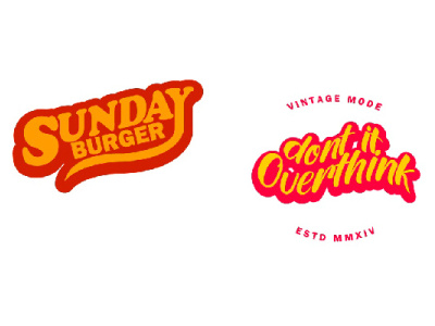 Typography Logo Restaurant logo logo concept logo design logotype typography