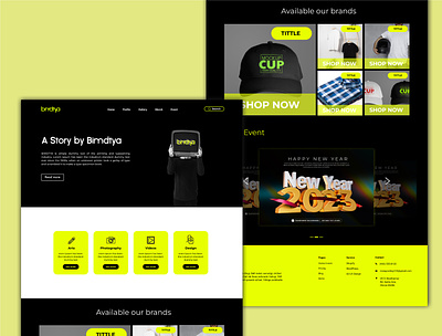 Bimdtya web design branding graphic design ui ui design webdesign