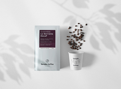 Sample Coffee branding and identity coffee coffee bean coffee shop food identity identity design packaging taste
