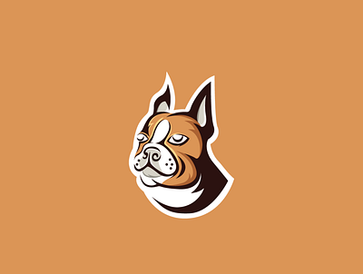 buldog buldog dog logo