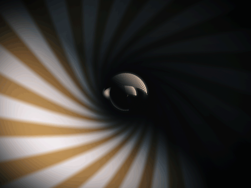 [WebGL] TNL blur canvas sinnay sphere spin threejs tunnel webgl