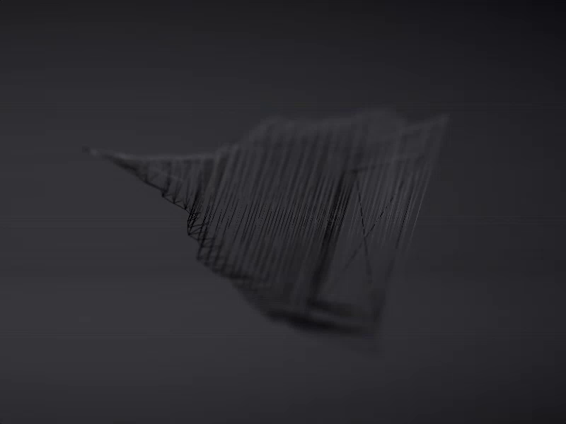 [WebGL] VocalGL canvas code creativecoding music sinnay threejs triangle vocal voice webgl wireframe