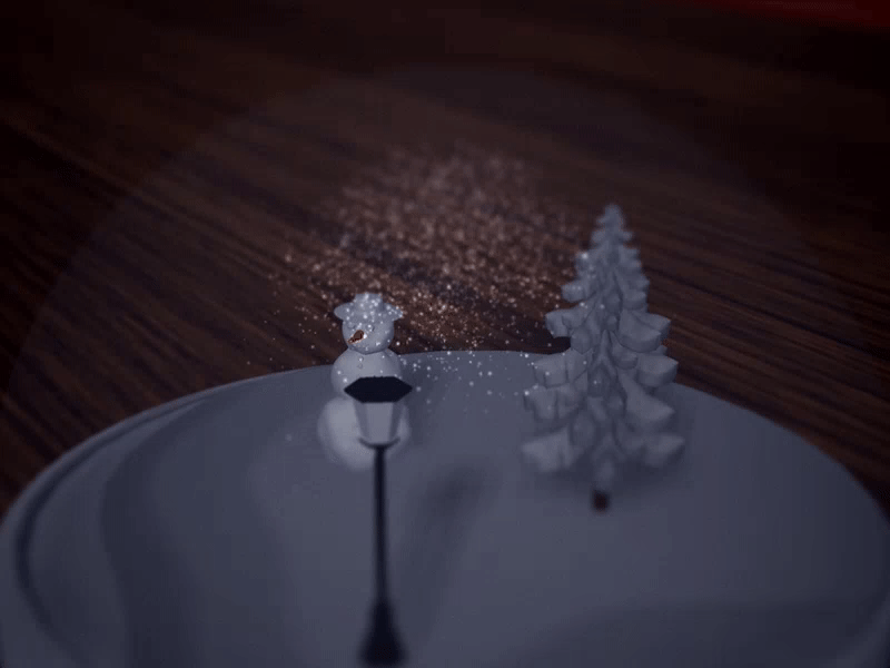 [WebGL] Snowglobe