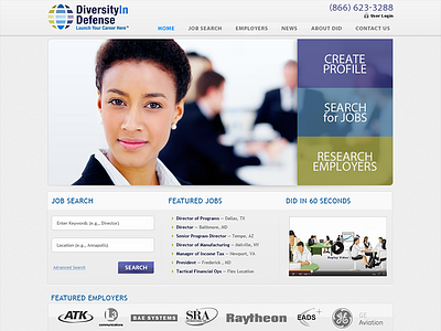 Diversityindefense design interface layout minimal site web