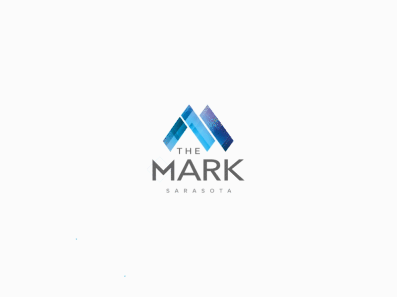 Logo The Mark Sarasota animated animation design logo logotype motion typography