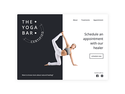 Concept UI for yoga classes