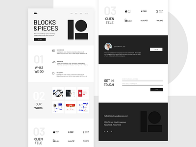 Concept UI - Creative Design Agency illustration logo minimal ui ui ux ui design ux web design website website design
