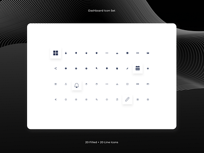 Icon Set for Dashboard admin dashboard app design dashboard dashboard ui iconography icons iconset mobile app uidesign web app webdesign