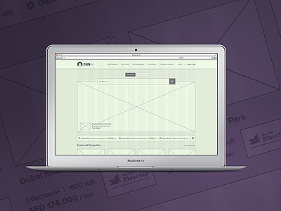 Property listing website, branding + wireframes branding case study homepage mobile property responsive ui ux ux study web wireframes wires