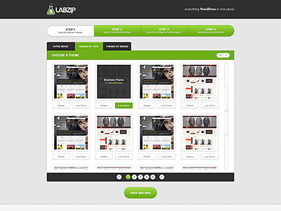 Labzip - wordpress plugin intial design background button clean creative design grid heading list pattern plugin scrollbar texture theme thumbnail ui ux view website white wordpress