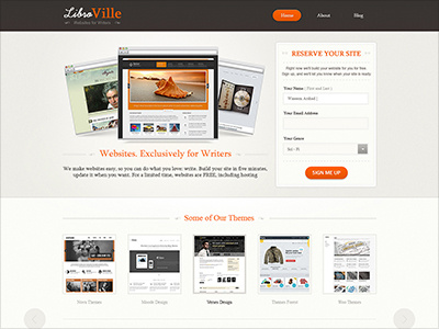 Libroville Website about abu dhabi blog brown button creative design dubai form freelance designer gray gui home menu orange san script seprator serif themes thumbnails uae ui user experience user interface ux website website design woo wordpress