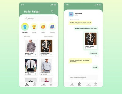 Online Shop app branding design flat minimalist mobile online shop shop ui ux