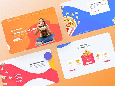 Web Design for Almost Famous Popcorn