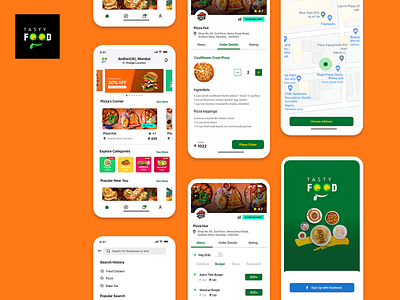 Tasty Food - Online Food Order food food delivery app online food restaurant