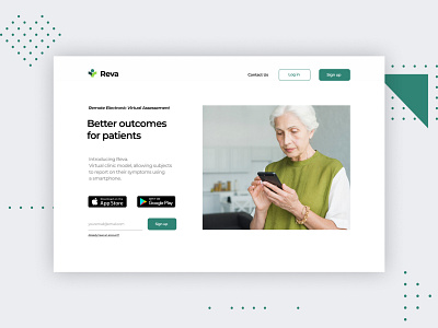 Health Monitoring App app design flat minimal ui ux web website