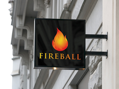 Fireball  logo design