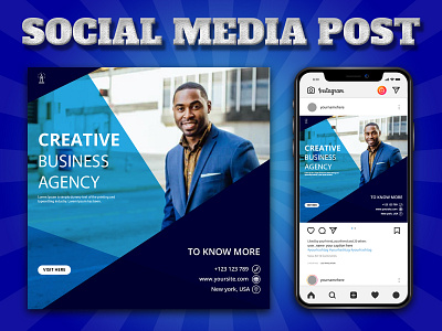 Social Media Post Design canva pro social media ads social media post