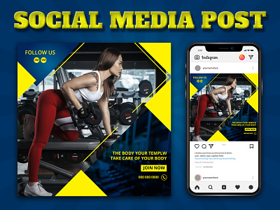 Attractive social media posts for Instagram, Facebook social media design