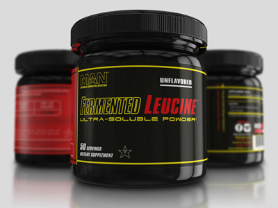 "MAN Sports Nutrition" Photorealistic Product Mockups