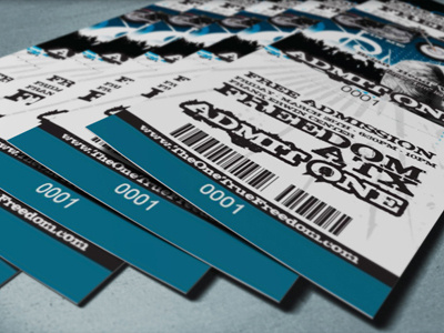 Event Ticket Mockup clean concert electronic event graphics mockups pass photorealistic tickets vray