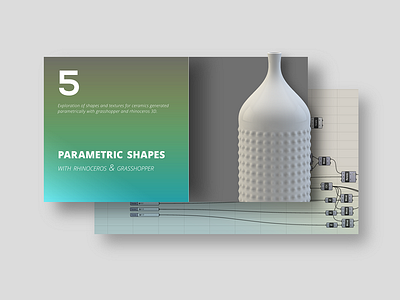 Parametric Shapes design generative graphic graphic design grasshopper parametric product design