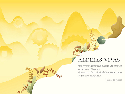 Aldeias Vivas adobe adobe illustrator ai design graphic graphic design illustration photoshop texture vector