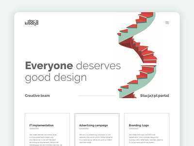 Website for creative studio adobe xd art branding design illustration logo minimalistic typography ui ux vector web web design website