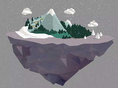 Animation shot animation design illustration minimalistic mountain