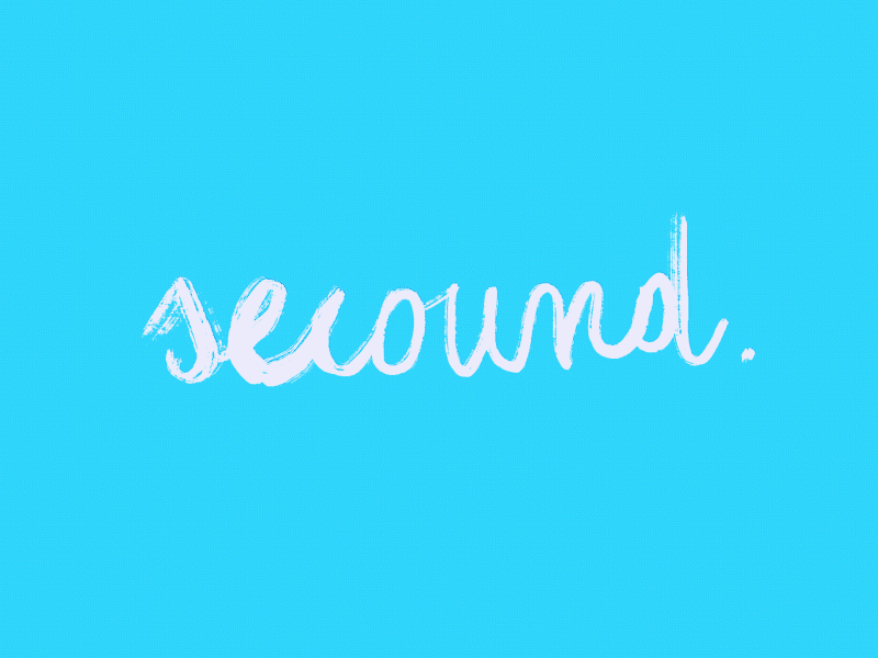 Secound / gif 1.0 art boom design gif gif animation illustration minimalistic