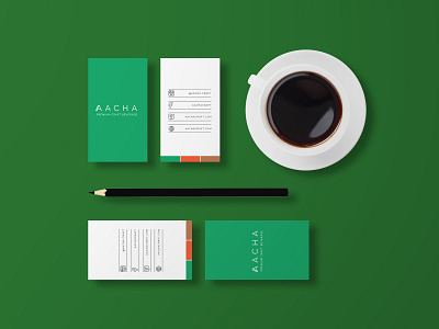 Business Card Concept For Aacha Tea.