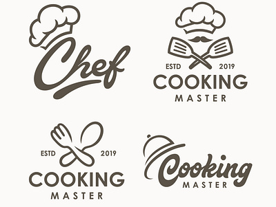 Chef Logo Ideas art branding design flat icon illustration illustrator logo typography vector