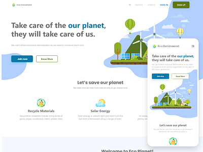 Eco Environment Website