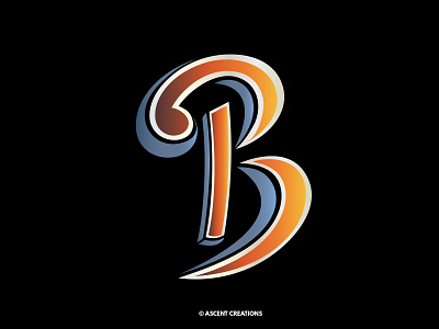 B Logo branding design illustration logo logodesign typography