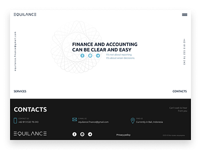 Equilance branding design logo ui ux vector web