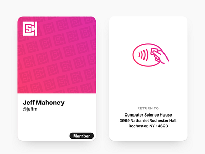 Computer Science House – NFC Card Design