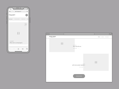 Rosapark — UX responsive portfolio wireframe case study desktop mobile mobile first portfolio responsive rosapark userexperience ux ux design web website wireframe wires