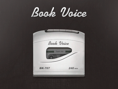 Book Voice - first page app book icon icons ui ux voice