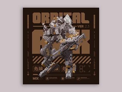 duo digital art mech mecha tuanmulo