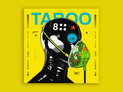 social taboo coronavirus cyberpunk digitalart illustration mask tuanmulo