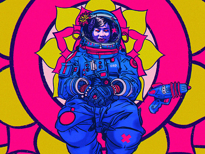 the cambodian space project astronaut cambodia csp digitalart illustration space tuanmulo